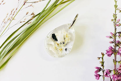 Hänge hjärta med hår/päls/tagel eller aska - Fluflu Handgjorda Smycken & Design
