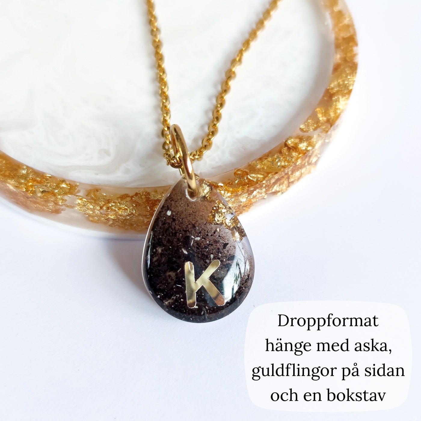 Hänge hjärta med hår/päls/tagel eller aska - Fluflu Handgjorda Smycken & Design