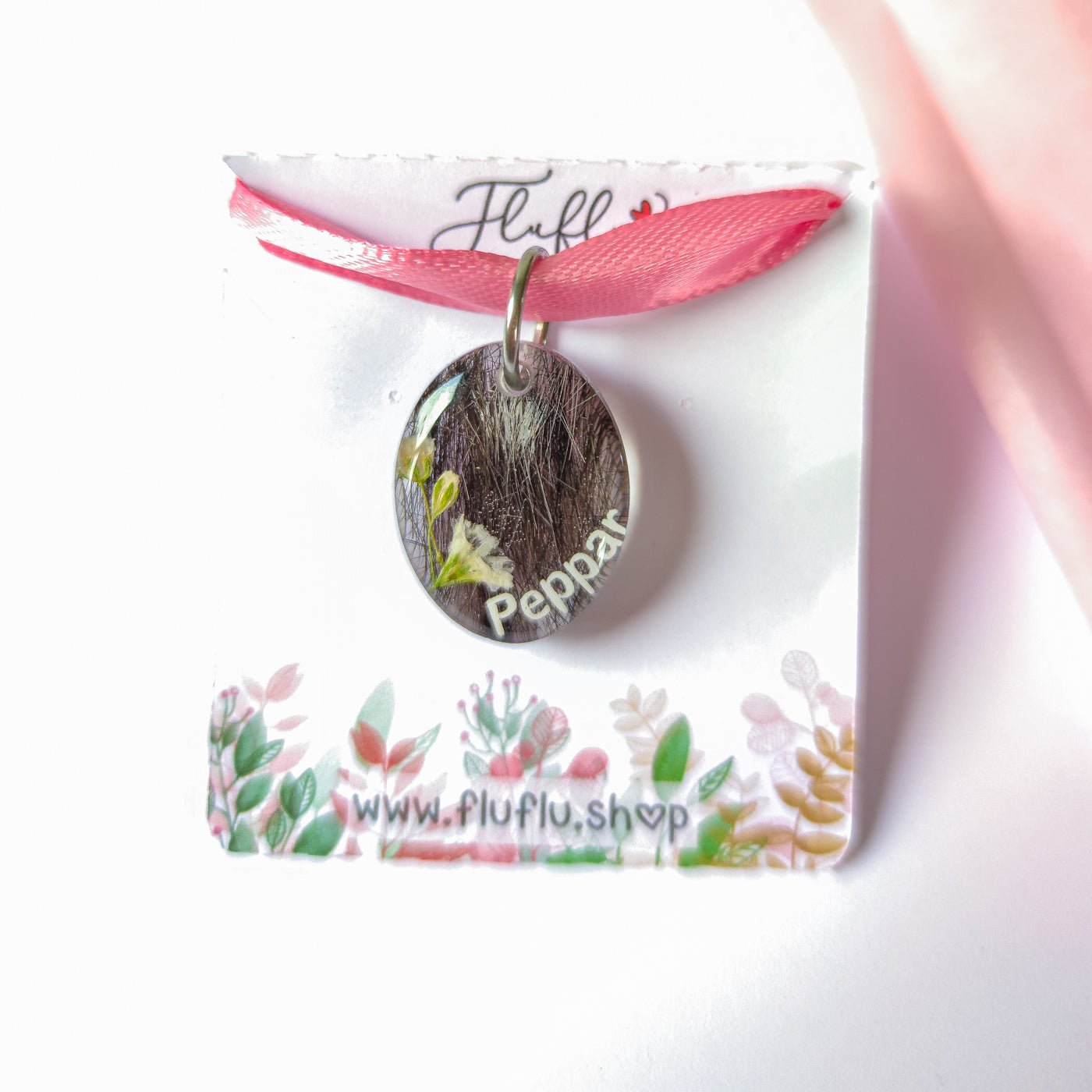Hänge hjärta med hår/päls/tagel eller aska - Fluflu Handgjorda Smycken & Design