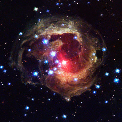 Luminös röd nova, halsband