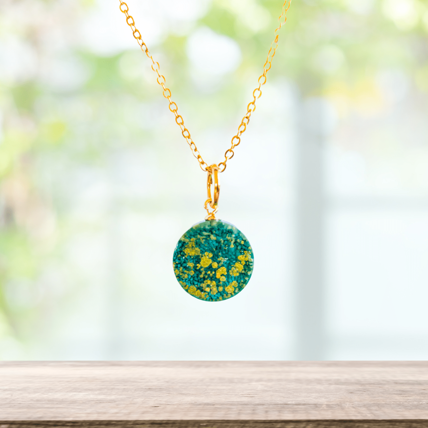 Himmelsk turkos, halsband - Fluflu Handgjorda Smycken & Design