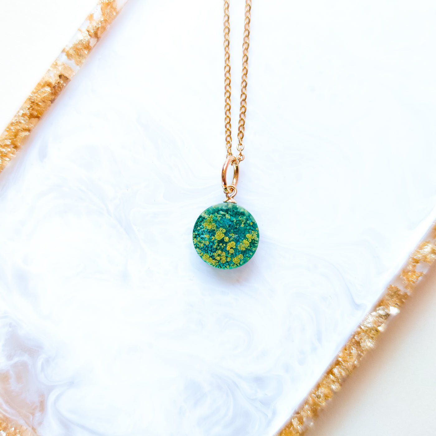 Himmelsk turkos, halsband - Fluflu Handgjorda Smycken & Design