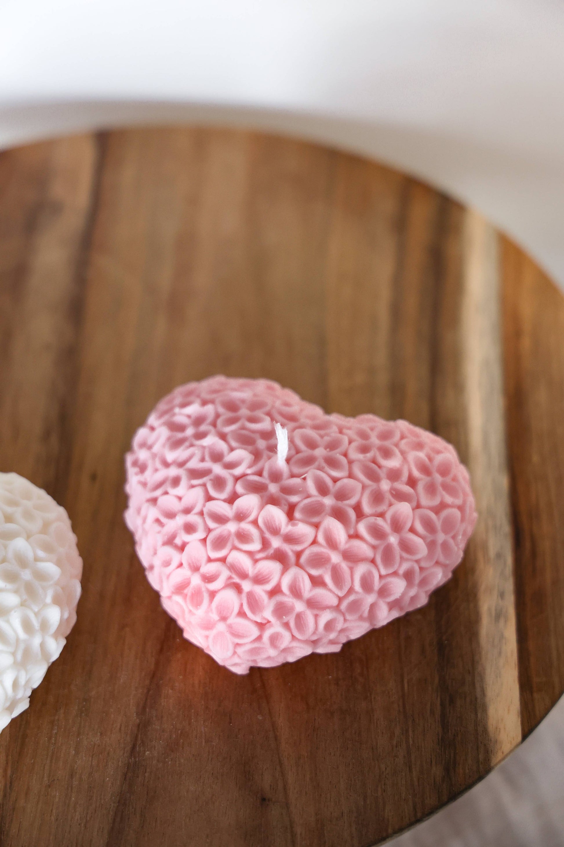 Hjärta av blommor, ljus - Fluflu Handgjorda Smycken & Design