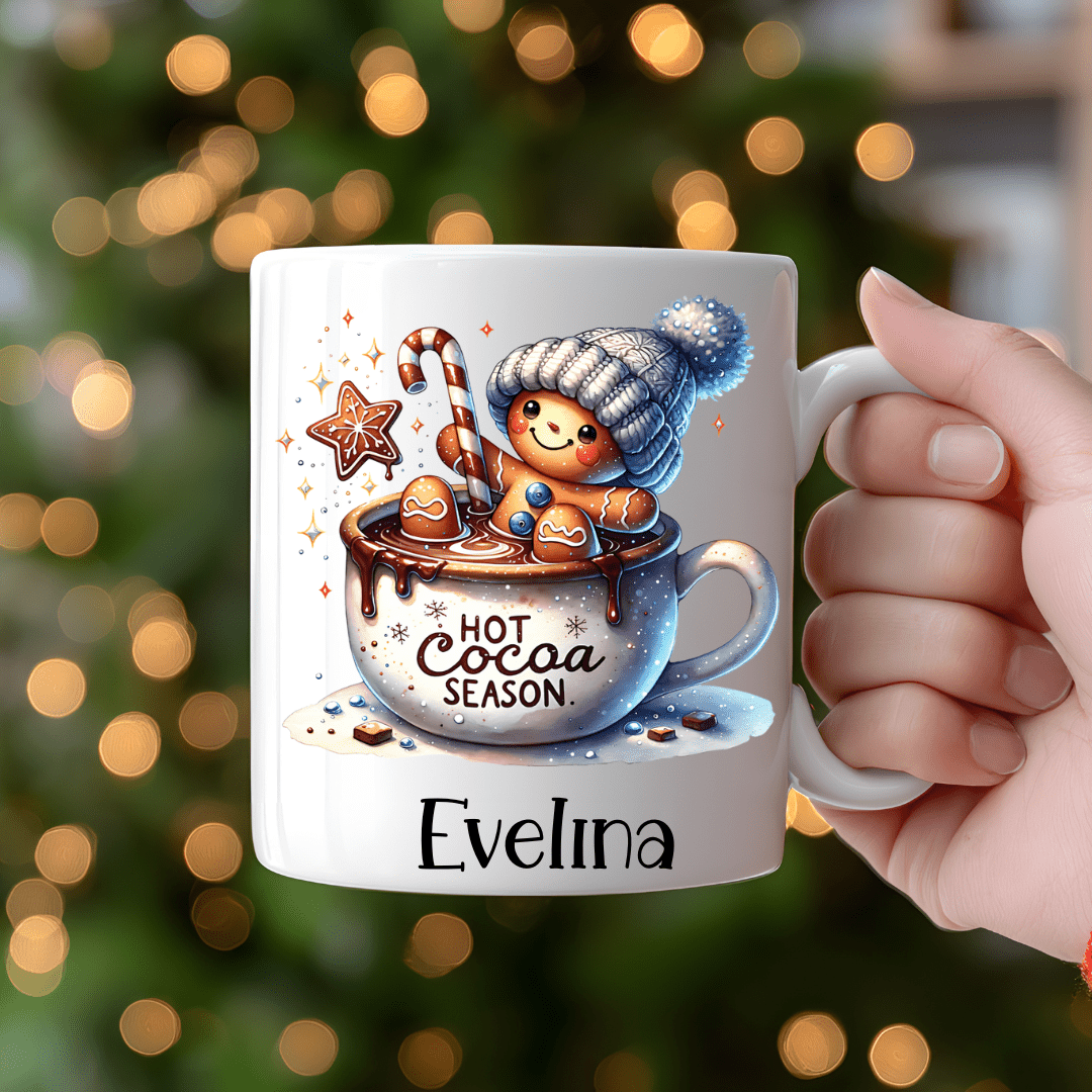 Hot chocolate bar mugg | Personlig mugg med namn - Fluflu Handgjorda Smycken & Design