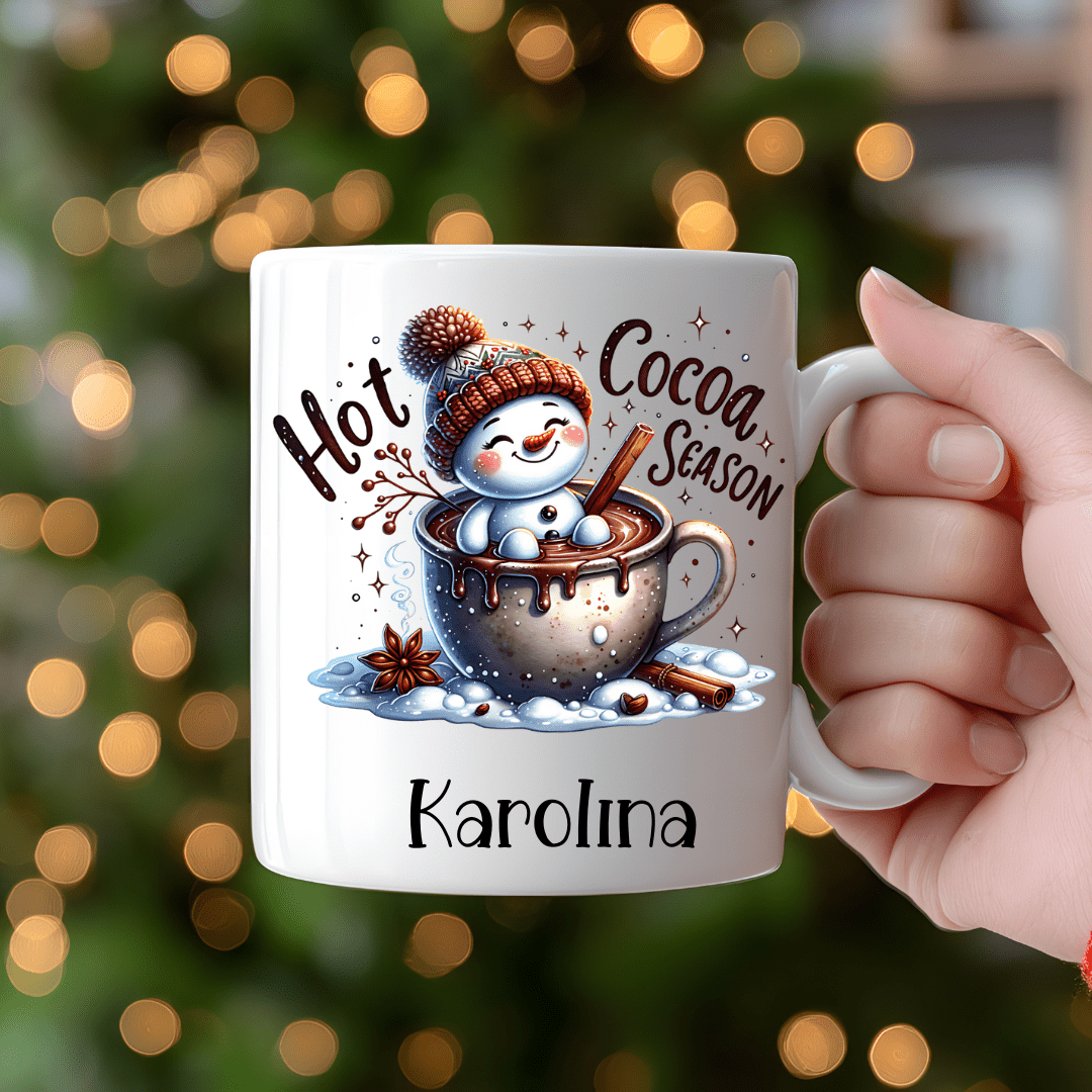 Hot chocolate bar mugg | Personlig mugg med namn - Fluflu Handgjorda Smycken & Design