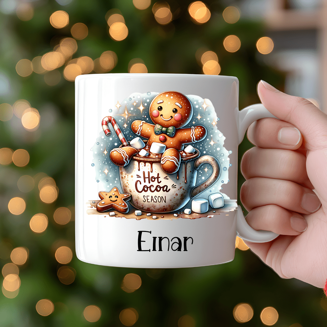 Hot chocolate bar mugg | Personlig mugg med namn - Fluflu Handgjorda Smycken & Design