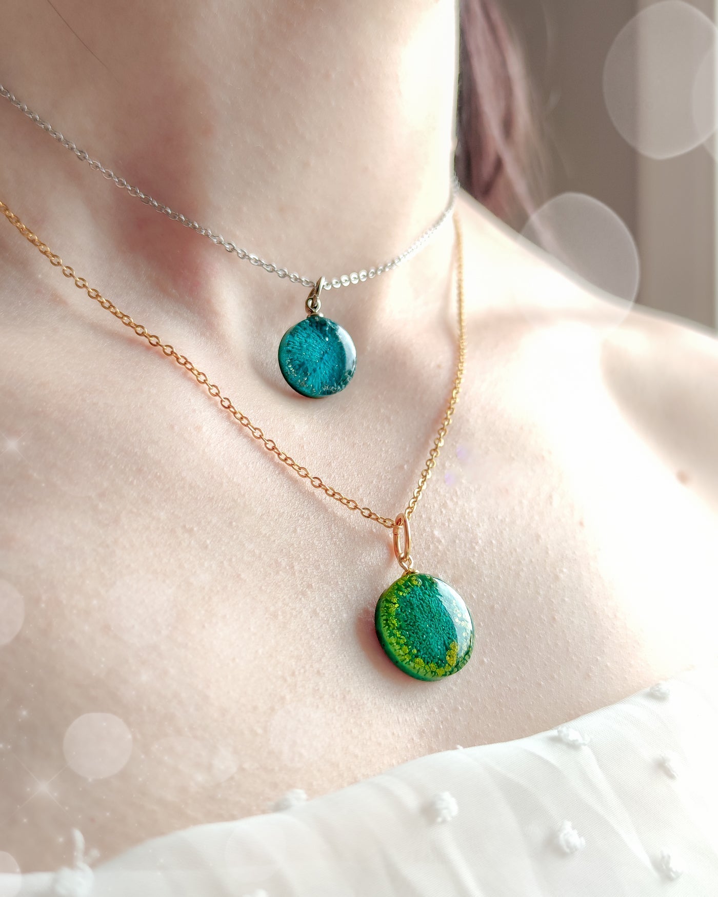 Krabbnebulosan, halsband - Fluflu Handgjorda Smycken & Design