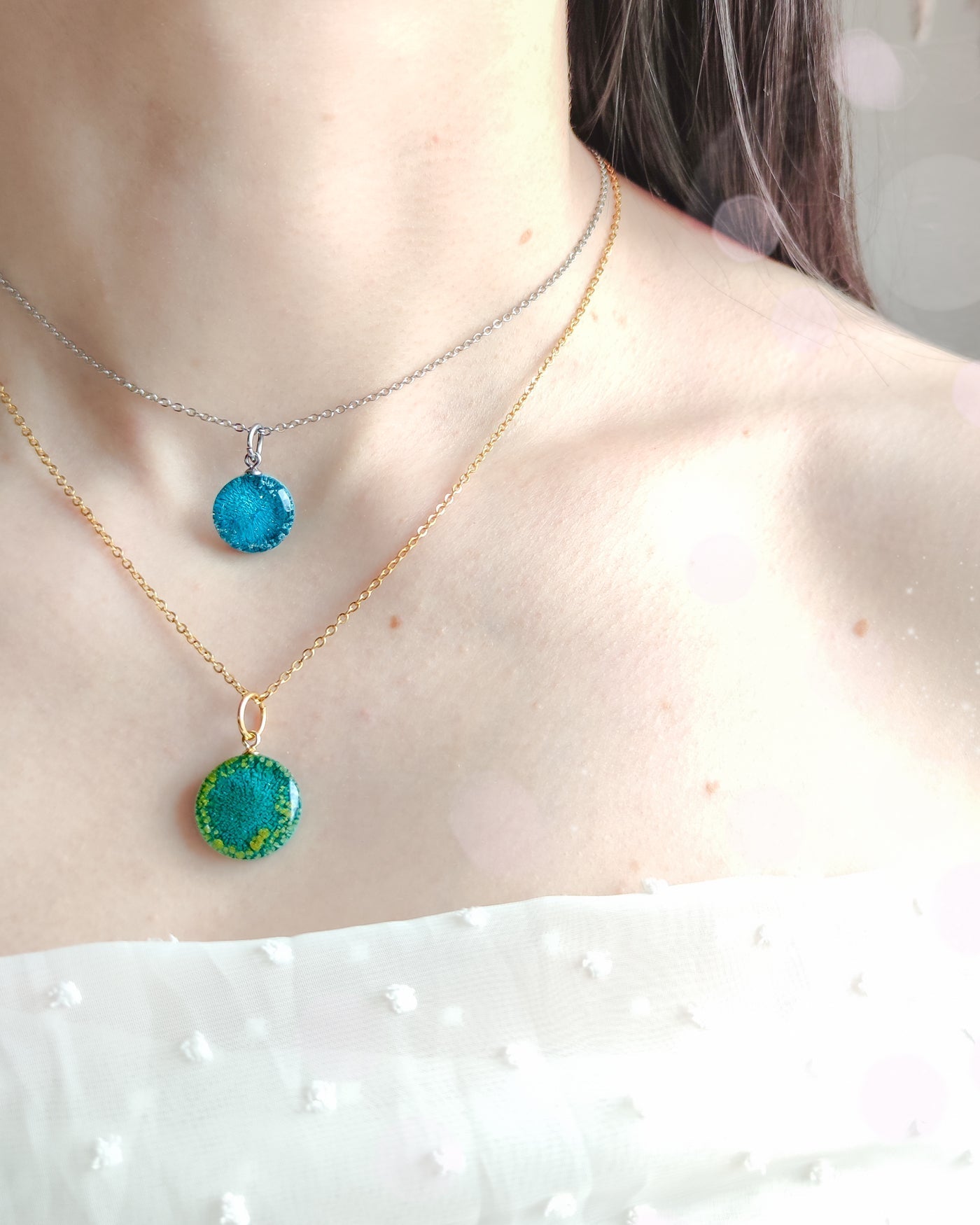 Krabbnebulosan, halsband - Fluflu Handgjorda Smycken & Design