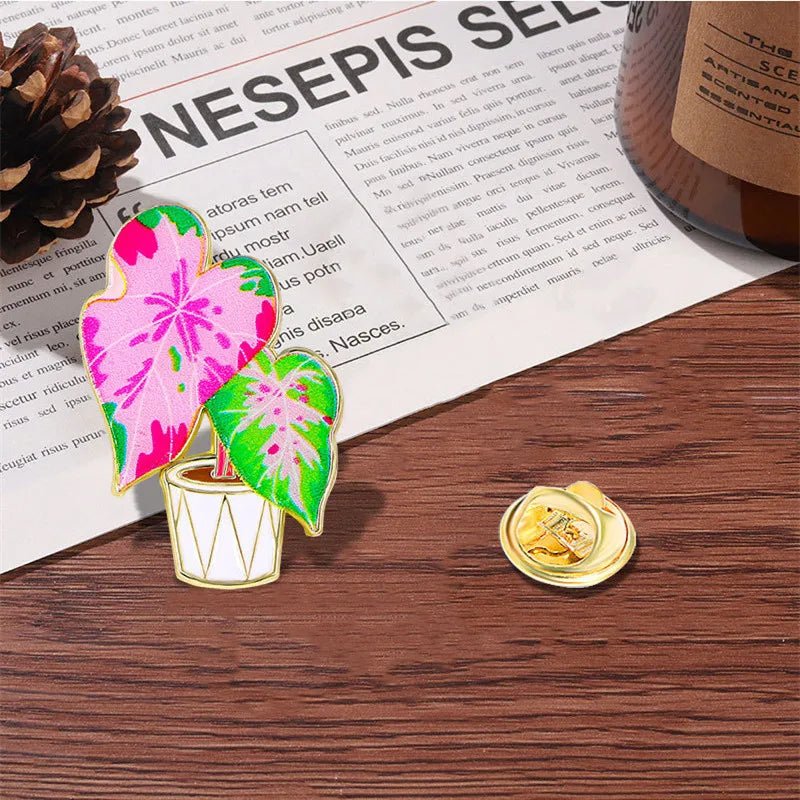 Krukväxter, pin - Fluflu Handgjorda Smycken & Design