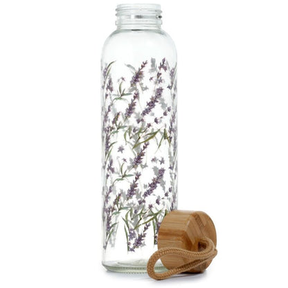 Lavender Fields glasflaska - Fluflu Handgjorda Smycken & Design