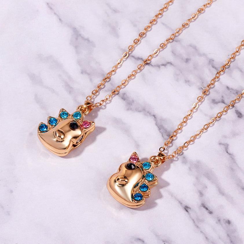 Magnetiska vänskapshalsband med dino - Fluflu Handgjorda Smycken & Design