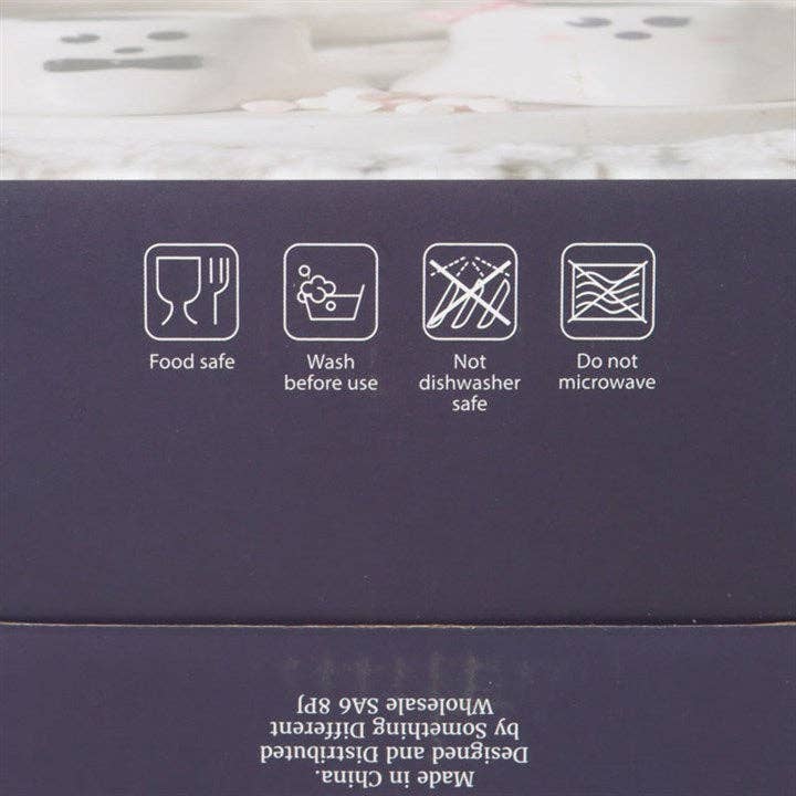 Mr och Mrs Boo spökformad Halloween - mugguppsättning - Fluflu Handgjorda Smycken & Design