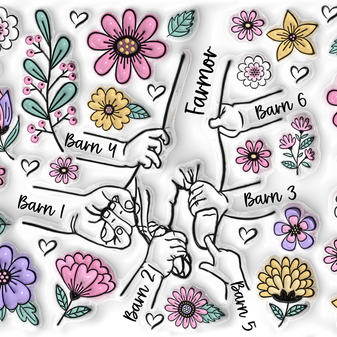 Mugg till mamma/mormor/farmor | Personlig mugg - Fluflu Handgjorda Smycken & Design