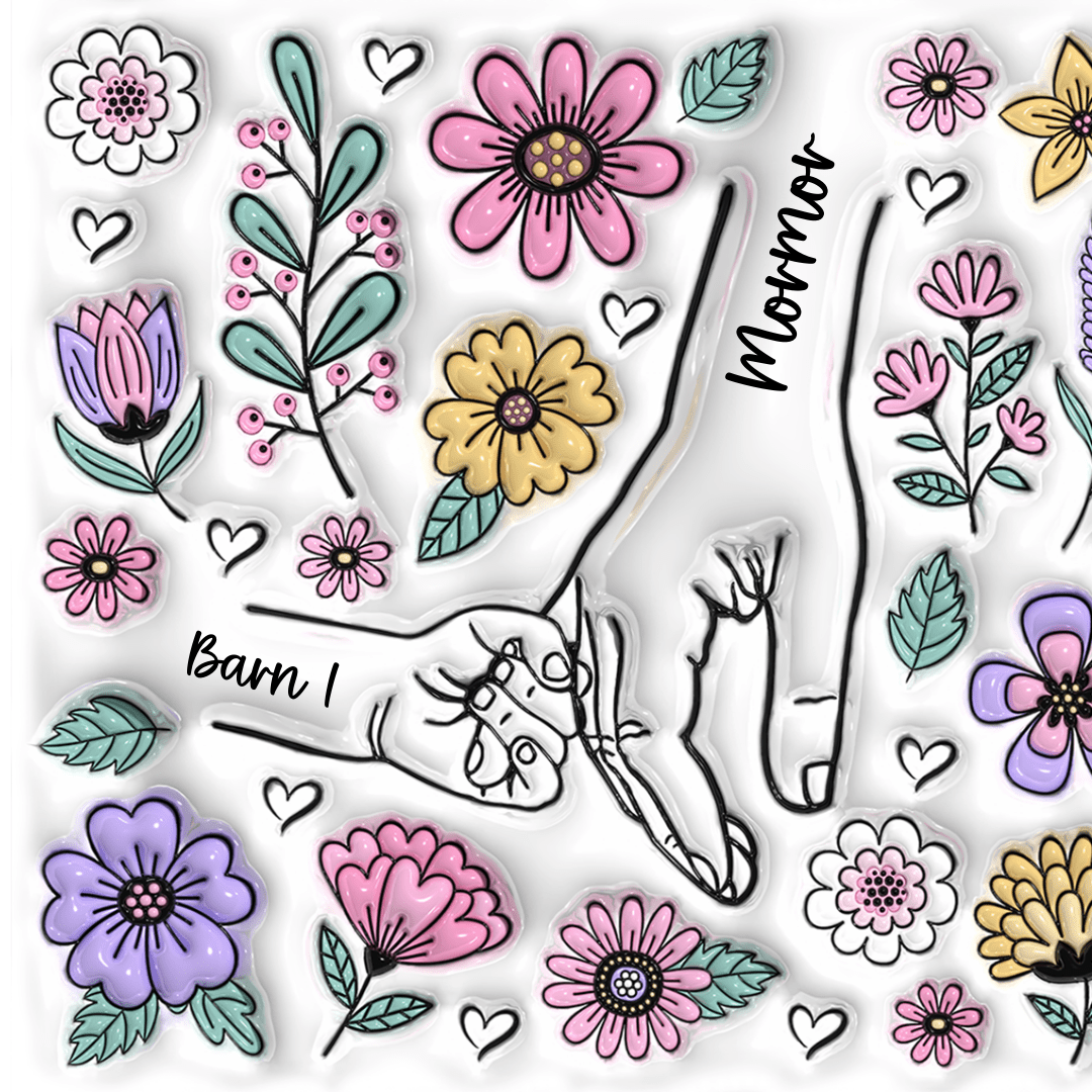 Mugg till mamma/mormor/farmor | Personlig mugg - Fluflu Handgjorda Smycken & Design