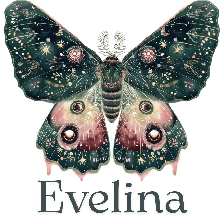 Nattfjäril mugg | Personlig mugg med namn - Fluflu Handgjorda Smycken & Design