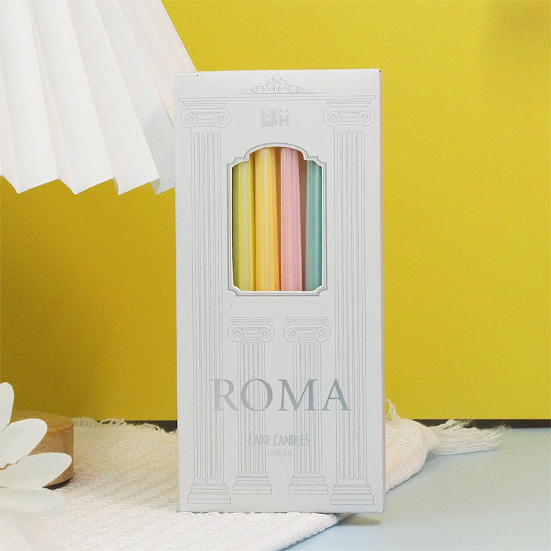 Pastellfärgade födelsedagsljus i olika designer - Fluflu Handgjorda Smycken & Design