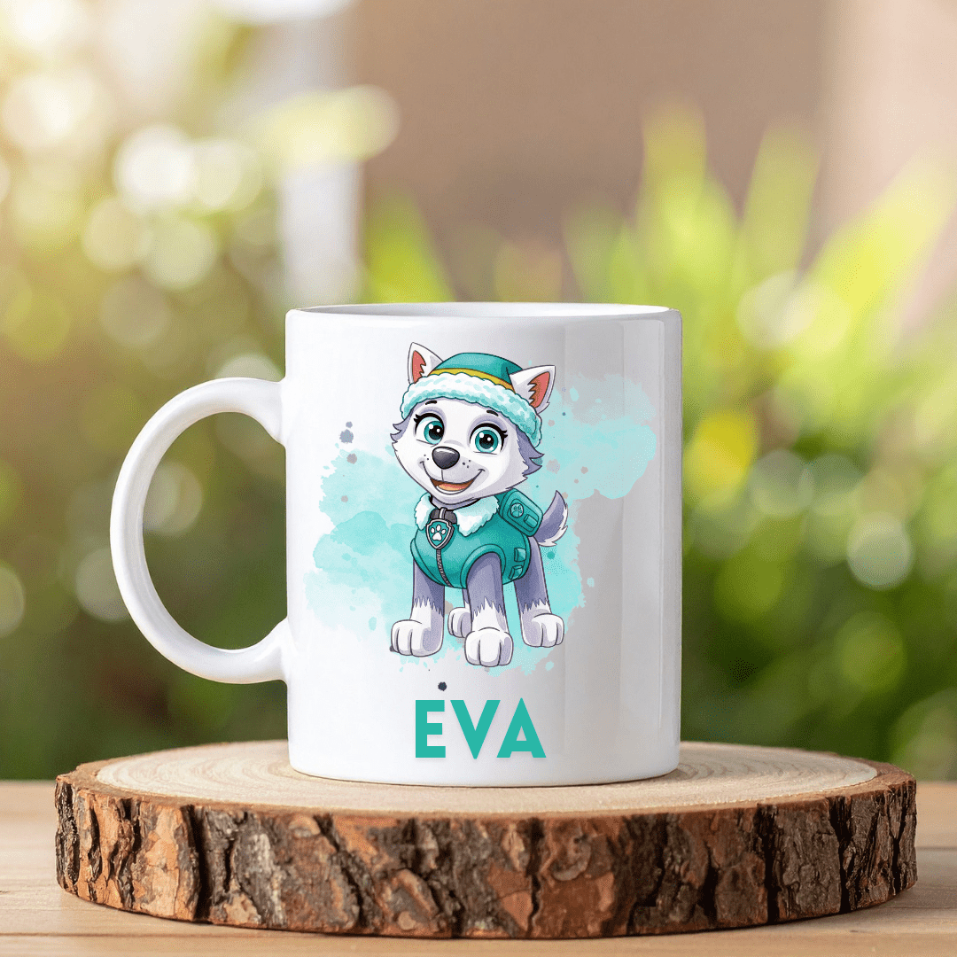 Paw Patrol mugg | Personlig mugg med namn - Fluflu Handgjorda Smycken & Design