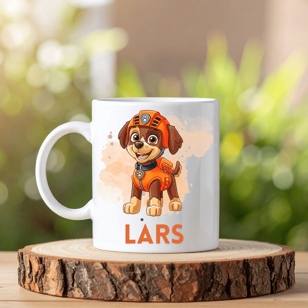 Paw Patrol mugg | Personlig mugg med namn - Fluflu Handgjorda Smycken & Design