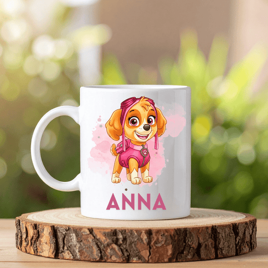 Paw Patrol mugg | Personlig mugg med namn - Fluflu Handgjorda Smycken & Design