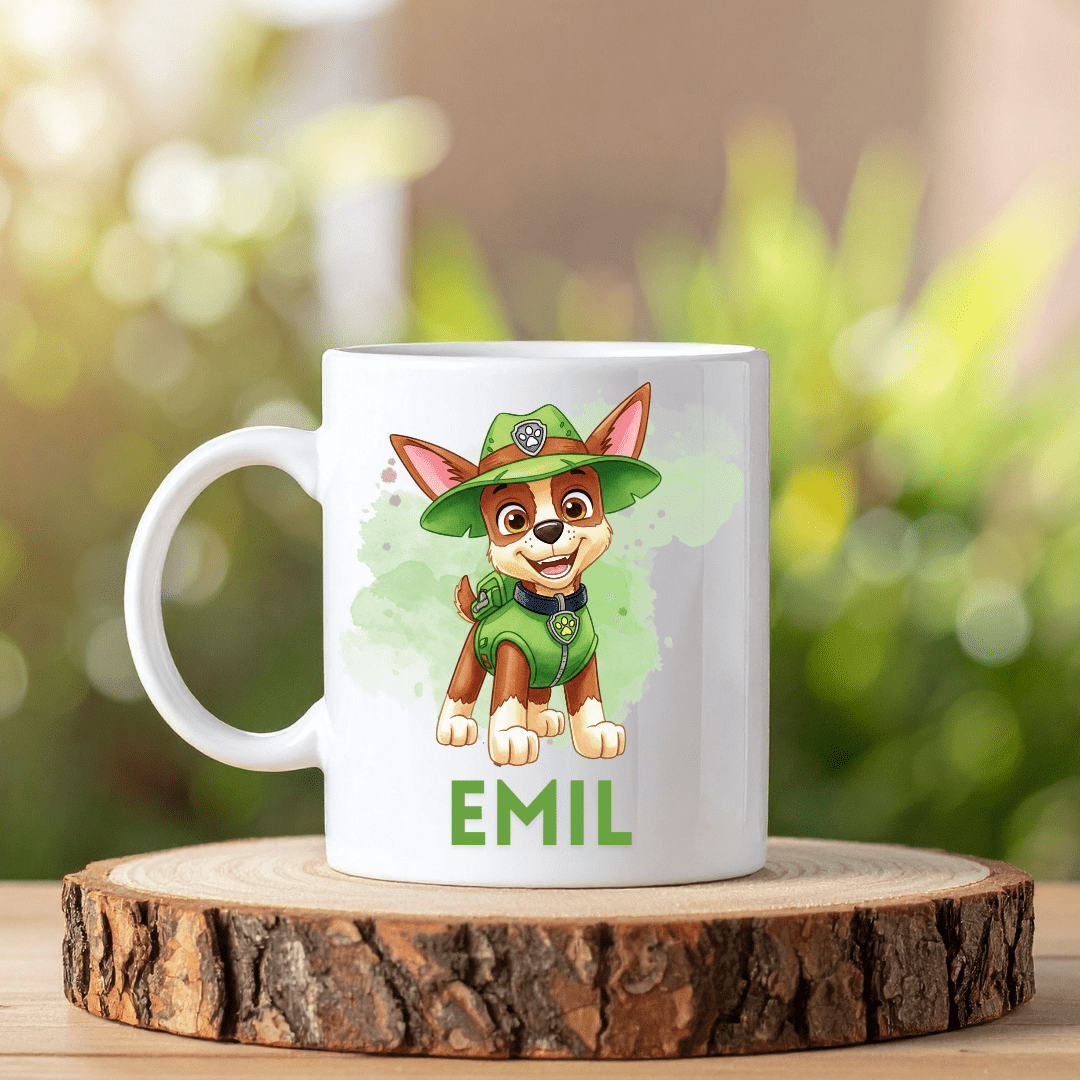 Paw Patrol mugg | Personlig mugg med namn - Fluflu Handgjorda Smycken & Design
