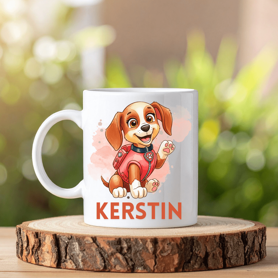 Paw Patrol mugg | Personlig mugg med namn - Fluflu Handgjorda Smycken & Design