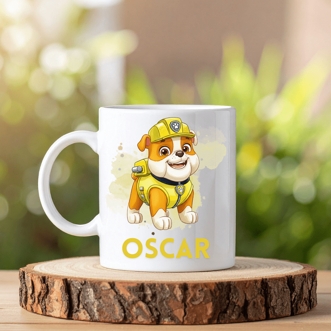 Paw Patrol mugg | Personlig mugg med namn - Fluflu Handgjorda Smycken & Design