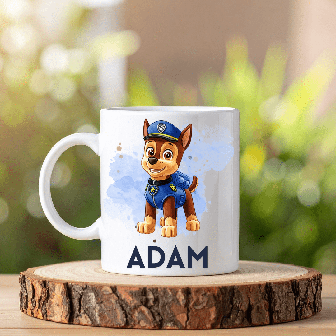 Paw Patrol mugg | Personlig mugg med namn - Fluflu Handgjorda Smycken & Design