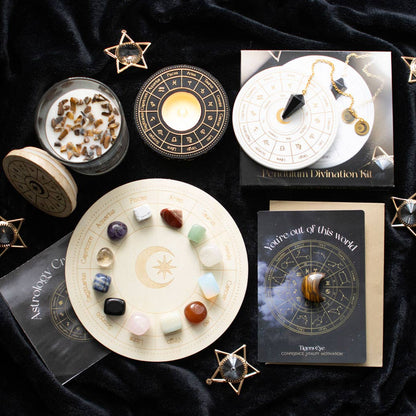 Pendel Astrologihjul zodiac (Spådomskit) - Fluflu Handgjorda Smycken & Design