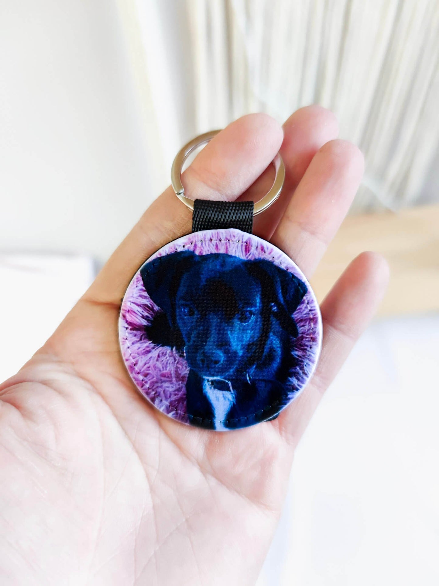 Personlig nyckelring med ditt foto - Fluflu Handgjorda Smycken & Design