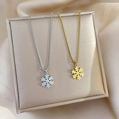 Skimrande snöflinga, halsband – detaljbild 6