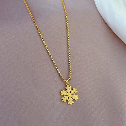 Skimrande snöflinga, halsband – detaljbild 4