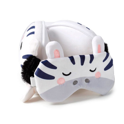 Sovmask och kudde i ett – Zebra - Fluflu Handgjorda Smycken & Design