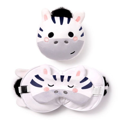 Sovmask och kudde i ett – Zebra - Fluflu Handgjorda Smycken & Design