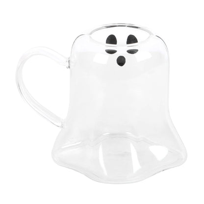 Spökformad Halloween - glas - Fluflu Handgjorda Smycken & Design