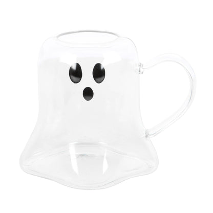 Spökformad Halloween - glas - Fluflu Handgjorda Smycken & Design