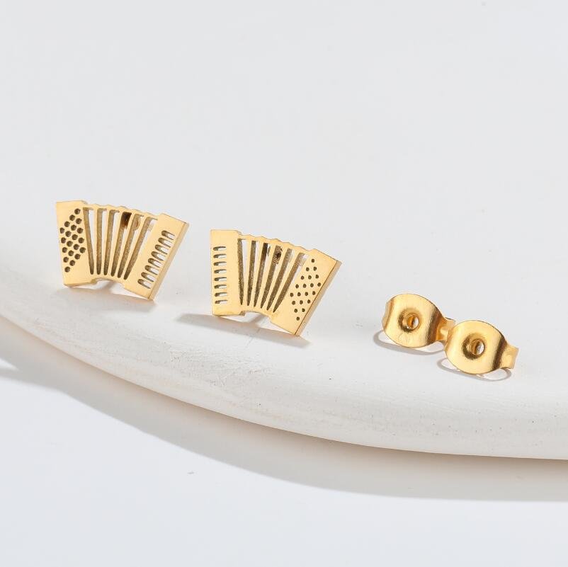 Stiftörhängen dragspel - Fluflu Handgjorda Smycken & Design