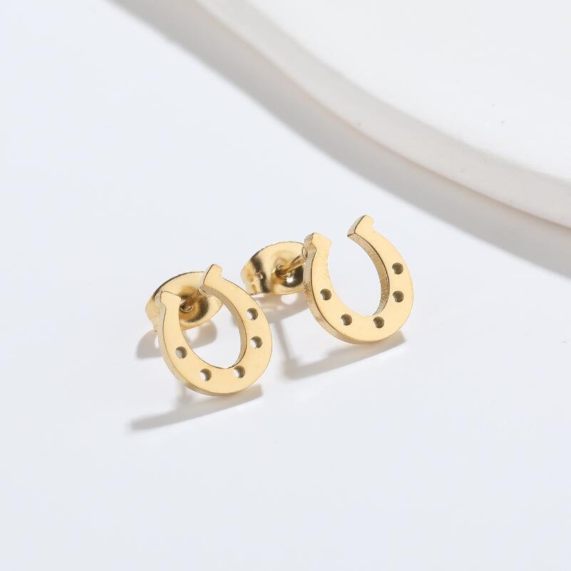 Stiftörhängen hästsko - Fluflu Handgjorda Smycken & Design