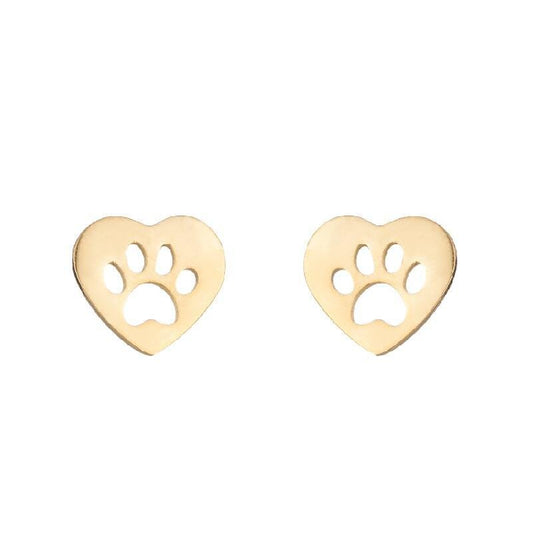 Stiftörhängen tasshjärta - Fluflu Handgjorda Smycken & Design