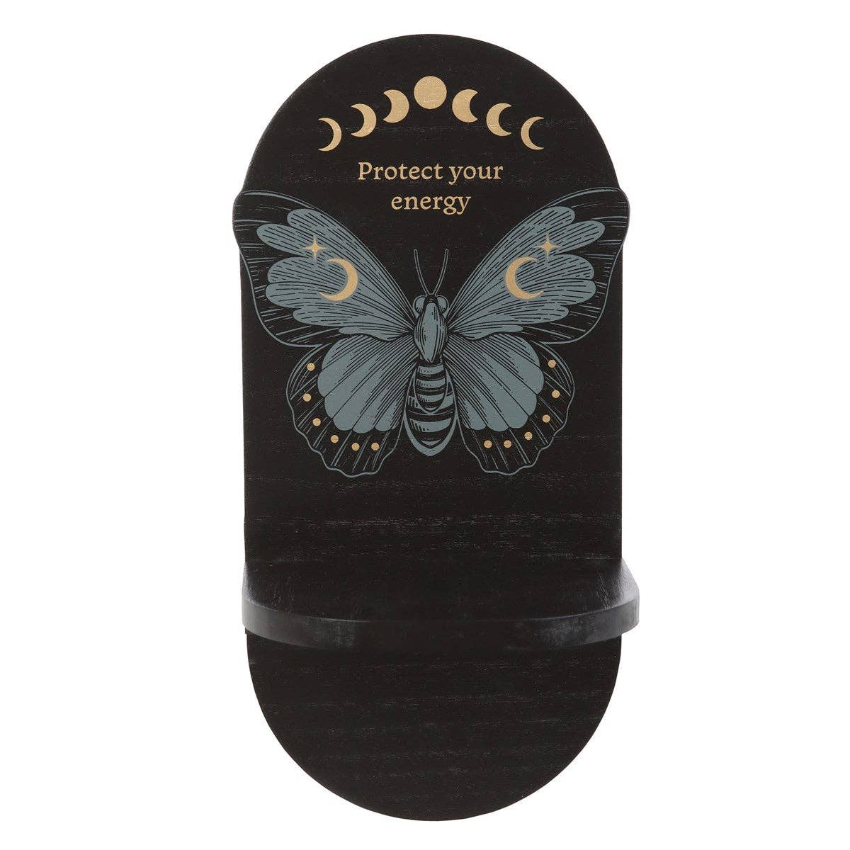 Svart nattfjäril Altarhylla - Fluflu Handgjorda Smycken & Design