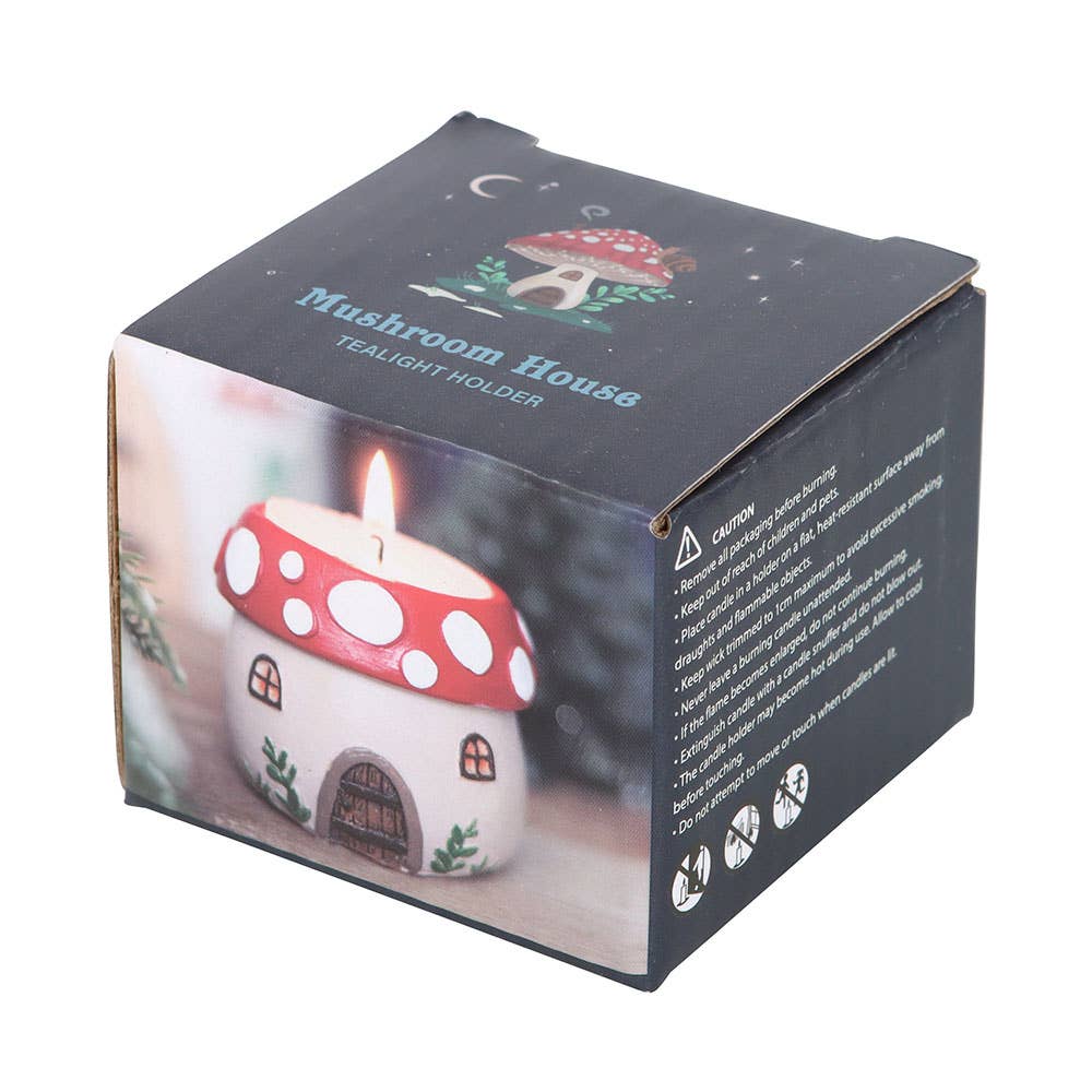 Värmeljushållare Mushroom House - Fluflu Handgjorda Smycken & Design