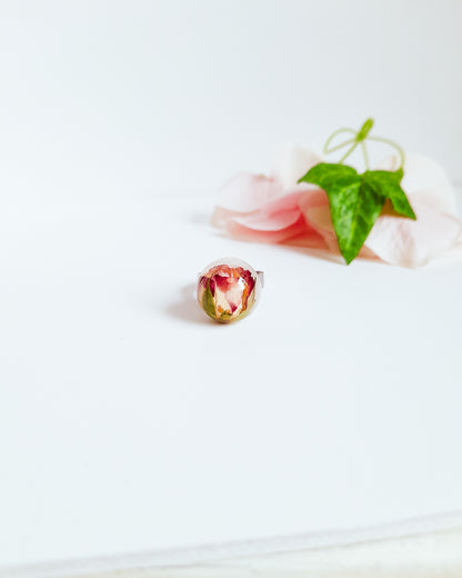 Ring pärla med ros – detaljbild 6