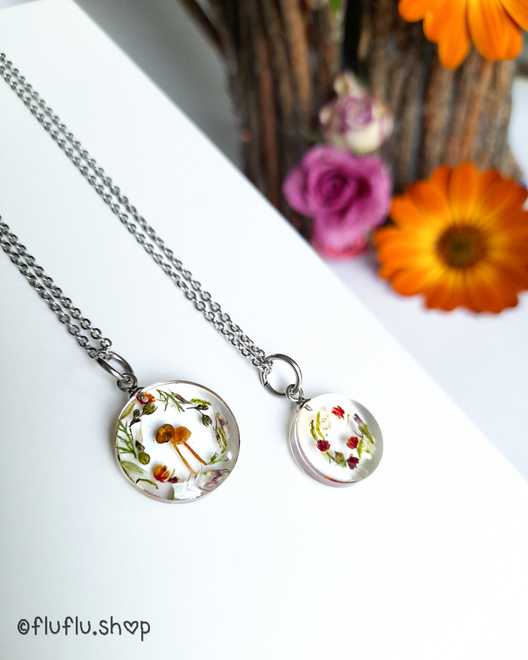 Herbarium-krans, runt - Fluflu Handgjorda Smycken & Design