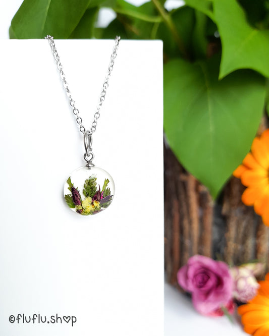 Herbarium, runt - Fluflu Handgjorda Smycken & Design