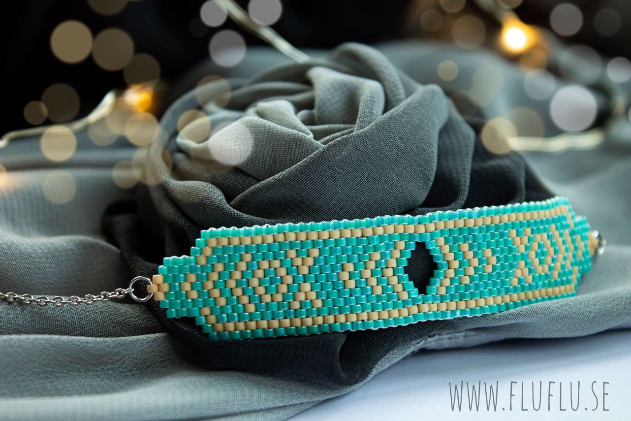Turquoise armband - Fluflu Handgjorda Smycken & Design