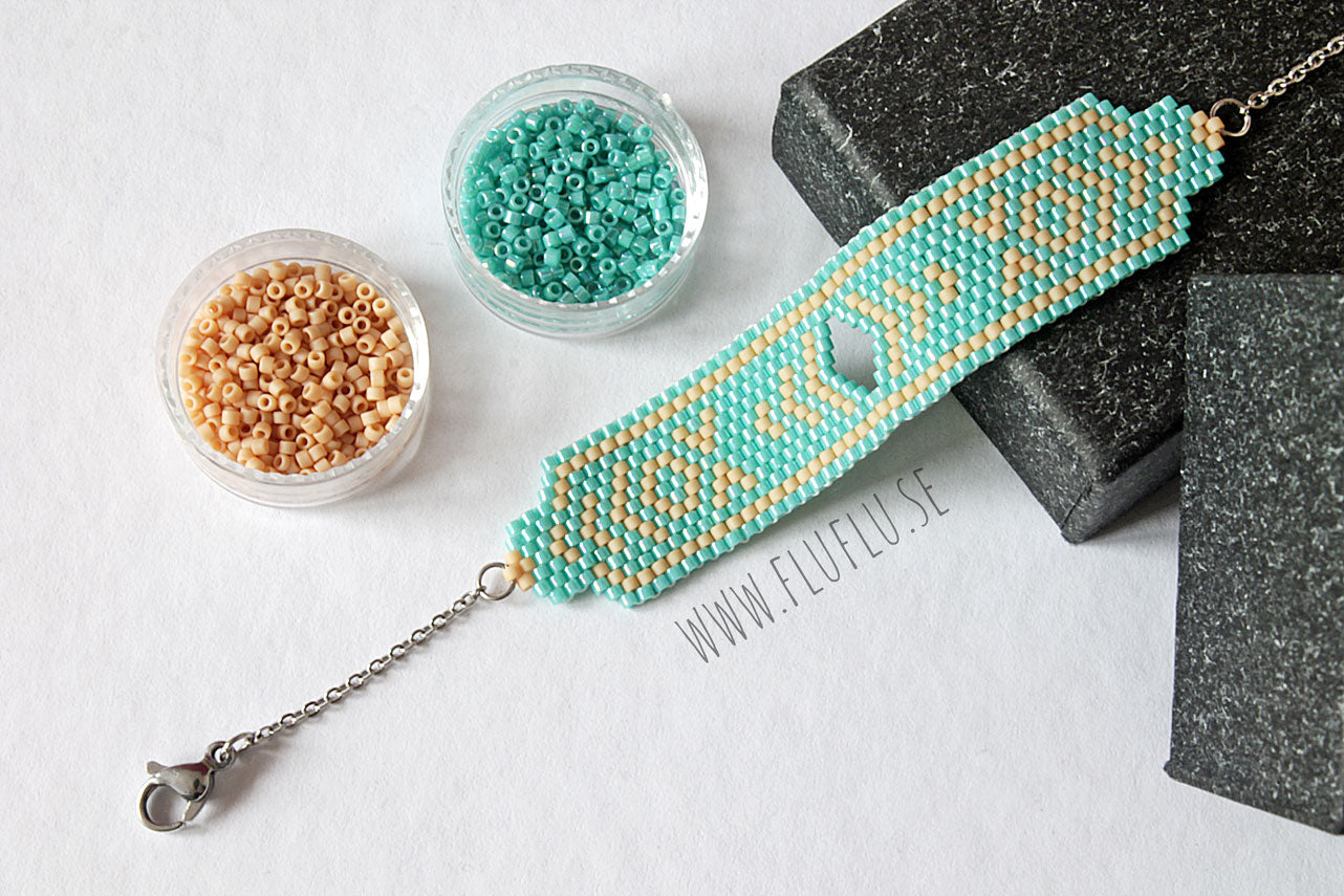 Turquoise armband - Fluflu Handgjorda Smycken & Design