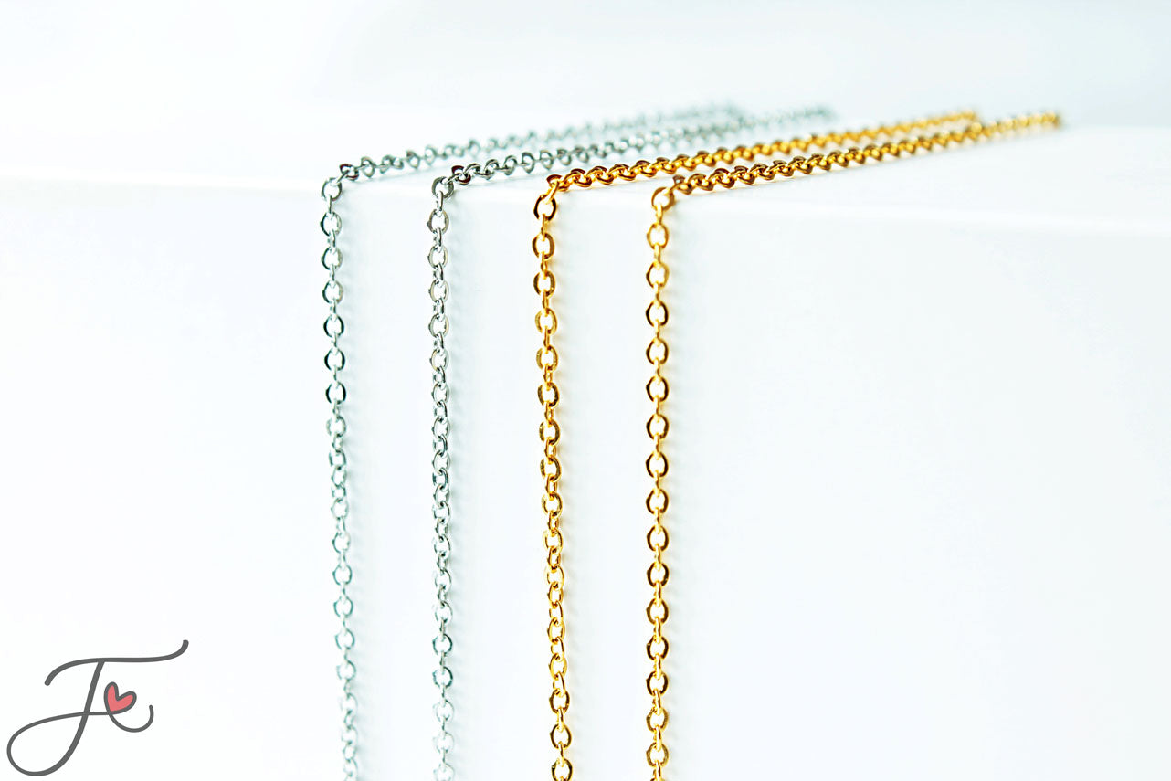 Kedja av rostfritt stål, standard - Fluflu Handgjorda Smycken & Design