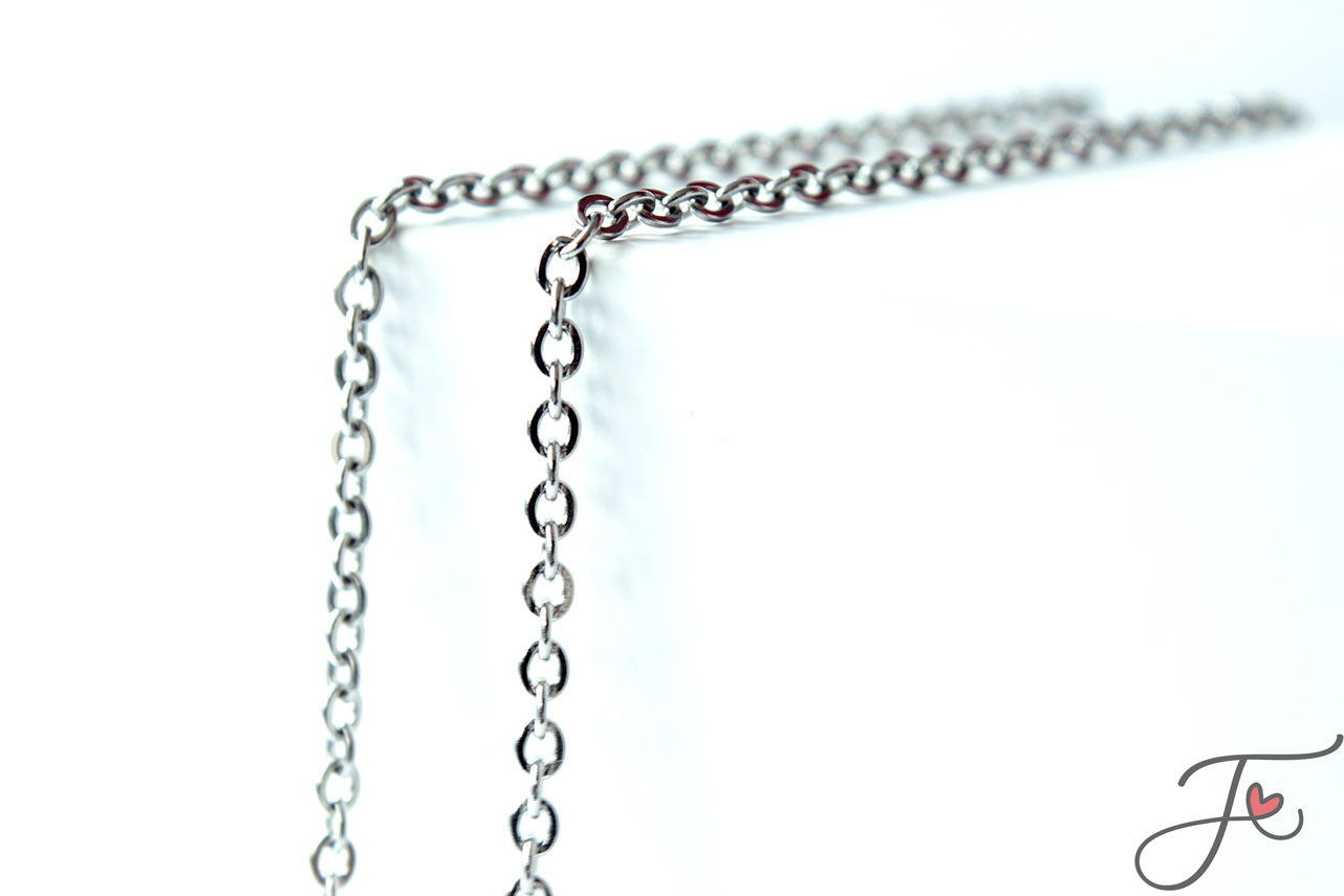 Kedja av rostfritt stål, standard - Fluflu Handgjorda Smycken & Design